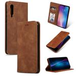 Retro Skin Feel Business Magnetic Horizontal Flip Leather Case for Xiaomi 9(Brown)