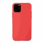 For iPhone 13 Pro Max Solid Color Frosted TPU Phone Case (Red)