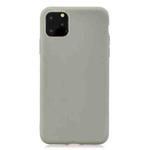 For iPhone 13 Pro Max Solid Color Frosted TPU Phone Case (Gray)