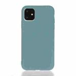 Solid Color Frosted TPU Phone Case For iPhone 13 mini(Lake blue)