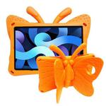 For Galaxy Tab A 10.9 2019 T510 / T515 Butterfly Bracket Style EVA Children Falling Proof Cover Protective Case(Orange)