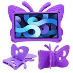 For Lenovo Tab E8 TB8304F / N 8.0 Butterfly Bracket Style EVA Children Falling Proof Cover Protective Case(Purple)