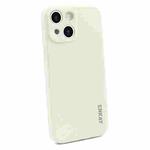For iPhone 13 mini Hat-Prince ENKAY Liquid Silicone Shockproof Protective Case Cover (Beige)