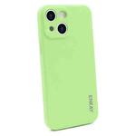 For iPhone 13 mini Hat-Prince ENKAY Liquid Silicone Shockproof Protective Case Cover (Light Green)