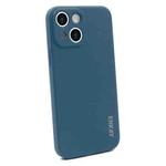 For iPhone 13 Hat-Prince ENKAY Liquid Silicone Shockproof Protective Case Cover (Dark Blue)