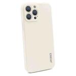 For iPhone 13 Pro Max Hat-Prince ENKAY Liquid Silicone Shockproof Protective Case Cover  (Beige)