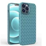 For iPhone 13 Pro Max Full Coverage Woven Shockproof TPU Case (Grey)