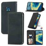 For Nokia  XR 20 Retro Skin Feel Business Magnetic Horizontal Flip Leather Case with Holder & Card Slots & Wallet & Photo Frame(Black)