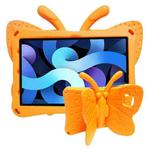 For Lenovo Tab M10 Plus TB-X606F/X 10.1 Butterfly Bracket Style EVA Children Falling Proof Cover Protective Case(Orange)