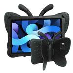 For Galaxy Tab A7 10.4 2020 T500/T505 Butterfly Bracket Style EVA Children Falling Proof Cover Protective Case(Black)