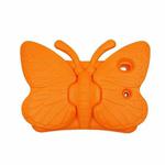 For iPad 10.2 2021 Butterfly Bracket Style EVA Children Falling Proof Cover Protective Case(Orange)