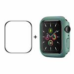 ENKAY Hat-Prince PC Frame + Full Coverage PMMA HD Screen Protector Film For Apple Watch Series 8 / 7 41mm(Green)