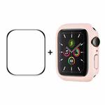 ENKAY Hat-Prince PC Frame + Full Coverage PMMA HD Screen Protector Film For Apple Watch Series 8 / 7 45mm(Pink)