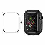 ENKAY Hat-Prince PC Frame + Full Coverage PMMA HD Screen Protector Film For Apple Watch Series 8 / 7 45mm(Black)