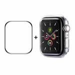 ENKAY Hat-Prince PC Frame + Full Coverage PMMA HD Screen Protector Film For Apple Watch Series 8 / 7 45mm(Transparent)