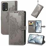 For OPPO Realme GT Master Mandala Embossing Pattern Horizontal Flip Leather Case with Holder & Card Slots & Wallet & Lanyard(Gray)