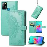 For Infinix Smart 5 Mandala Embossing Pattern Horizontal Flip Leather Case with Holder & Card Slots & Wallet & Lanyard(Green)