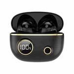 PRO100 TWS Bluetooth 5.2 Noise Canceling Waterproof Earphones 9D Stereo Sports Headphone with Charging Case(Black)