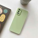 For OPPO Reno5 5G Straight Side Liquid Silicone Phone Case(Light Green)