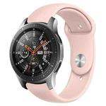 Monochrome Silicone Watch Band For Samsung Galaxy Watch Active 20mm(Pink Sand)
