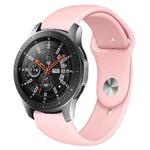 Monochrome Silicone Watch Band For Samsung Galaxy Watch Active 20mm(Pink)