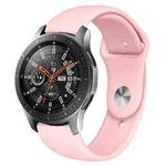 Monochrome Silicone Watch Band for Samsung Galaxy Watch Active 2 22mm(pink)