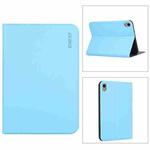 For iPad mini 6 ENKAY Horizontal Flip PU Leather + TPU Smart Tablet Case with Holder & Sleep / Wake-up Function(Light Blue)