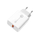 APD-2003 18W QC3.0 Single Port USB Travel Charger for Mobile Phone / Tablet(EU Plug)