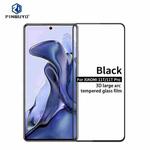 For Xiaomi Mi 11T / 11T Pro PINWUYO 9H 3D Curved Full Screen Explosion-proof Tempered Glass Film(Black)