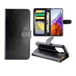 For Xiaomi Mi 11 Pro Crazy Horse Texture Leather Horizontal Flip Protective Case with Holder & Card Slots & Wallet & Photo Frame(Black)