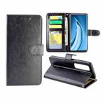 For Xiaomi Mi 10S Crazy Horse Texture Flip Leather Case (Black)