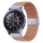 For Samsung Galaxy Watch 4 / Watch 5 20mm Nylon Braided Metal Buckle Watch Band(Gold)