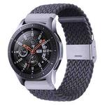 For Samsung Galaxy Watch 4 / Watch 5 20mm Nylon Braided Metal Buckle Watch Band(Gray)