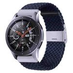 For Samsung Galaxy Watch 4 / Watch 5 20mm Nylon Braided Metal Buckle Watch Band(Charcoal)