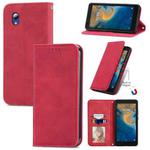 For ZTE Blade A31 Lite Retro Skin Feel Business Magnetic Horizontal Flip Leather Case With Holder & Card Slots & Wallet & Photo Frame(Red)