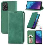 For ZTE V30 VITA Retro Skin Feel Business Magnetic Horizontal Flip Leather Case With Holder & Card Slots & Wallet & Photo Frame(Green)