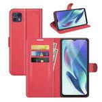 For Motorola Moto G50 5G Litchi Texture Horizontal Flip Protective Case with Holder & Card Slots & Wallet(Red)