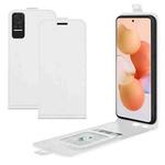 For Xiaomi Civi R64 Texture Single Vertical Flip Leather Protective Case with Card Slots & Photo Frame(White)