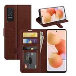 For Xiaomi Civi R64 Texture Single Horizontal Flip Protective Case with Holder & Card Slots & Wallet& Photo Frame(Brown)