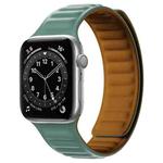 Silicone Magnetic Strap Watch Band For Apple Watch Series 8&7 41mm / SE 2&6&SE&5&4 40mm / 3&2&1 38mm(Pine Needle Green)