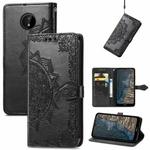 For Nokia C20 Mandala Embossing Pattern Horizontal Flip Leather Case with Holder & Card Slots & Wallet & Lanyard(Black)