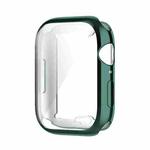 Shockproof TPU Full Protective Shell with Protective Film For Apple Watch Series 9 / 8 / 7 41mm(Green)
