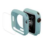 ENKAY Hat-Prince Protective TPU Watch Case + Full Coverage PET Screen Protector Film For Apple Watch Series 8 / 7 41mm(Green)