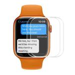 2 PCS ENKAY Hat-Prince 3D Curved Edge Full Coverage Full Tempered Glass HD Screen Protector Film For Apple Watch Series 7 41mm(Transparent)