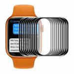 10 PCS ENKAY Hat-Prince 3D Curved Edge Full Coverage Full Tempered Glass HD Screen Protector Film For Apple Watch Series 7 45mm(Black)