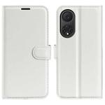 For Huawei nova 9 Litchi Texture Horizontal Flip Protective Case with Holder & Card Slots & Wallet(White)