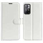 For Xiaomi Redmi Note 11 Litchi Texture Horizontal Flip Protective Case with Holder & Card Slots & Wallet(White)