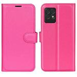 For OPPO Realme 8i Litchi Texture Horizontal Flip Protective Case with Holder & Card Slots & Wallet(Rose Red)