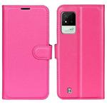 For OPPO Realme Narzo 50i Litchi Texture Horizontal Flip Protective Case with Holder & Card Slots & Wallet(Rose Red)
