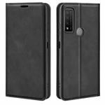 For Xiaomi Redmi Note 11 Pro / Note 11 Pro+ Retro-skin Magnetic Suction Leather Case with Holder & Card Slots & Wallet(Black)